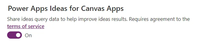 Screenshot of the Environment Setting for Canvas Ideas Data collection