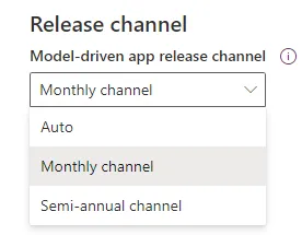 Screenshot of the MDA release Channel in the PPAC